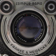 画像をギャラリービューアに読み込む, ローライ Rollei ROLLEIFLEX 3.5 / Zeiss-Opton Tessar 75mm F3.5