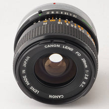 画像をギャラリービューアに読み込む, キヤノン Canon FD 28mm F2.8 S.C.