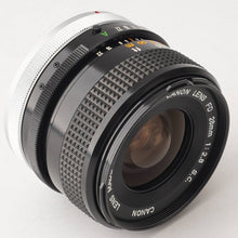 画像をギャラリービューアに読み込む, キヤノン Canon FD 28mm F2.8 S.C.