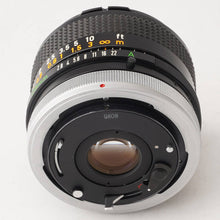 画像をギャラリービューアに読み込む, キヤノン Canon FD 28mm F2.8 S.C.
