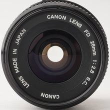 画像をギャラリービューアに読み込む, キヤノン Canon FD 28mm F2.8 S.C.