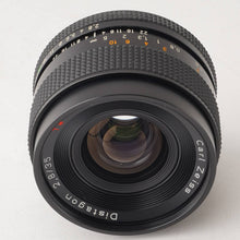 画像をギャラリービューアに読み込む, コンタックス Contax Carl Zeiss Distagon 35mm F2.8 T* MMJ C/Yマウント