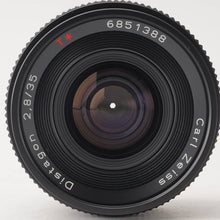 画像をギャラリービューアに読み込む, コンタックス Contax Carl Zeiss Distagon 35mm F2.8 T* MMJ C/Yマウント
