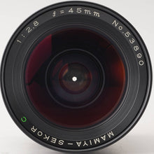 画像をギャラリービューアに読み込む, マミヤ Mamiya MAMIYA-SEKOR C 45mm F2.8 M645用