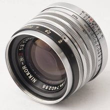 画像をギャラリービューアに読み込む, Nicca 3-F 3F レンジファインダー/ Nippon Kogaku NIKKOR-H・C 5cm 50mm F2 黒帯