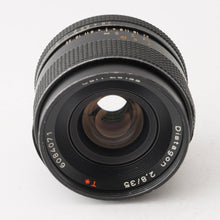 画像をギャラリービューアに読み込む, コンタックス Contax Carl Zeiss Distagon 35mm F2.8 T* AEJ C/Yマウント