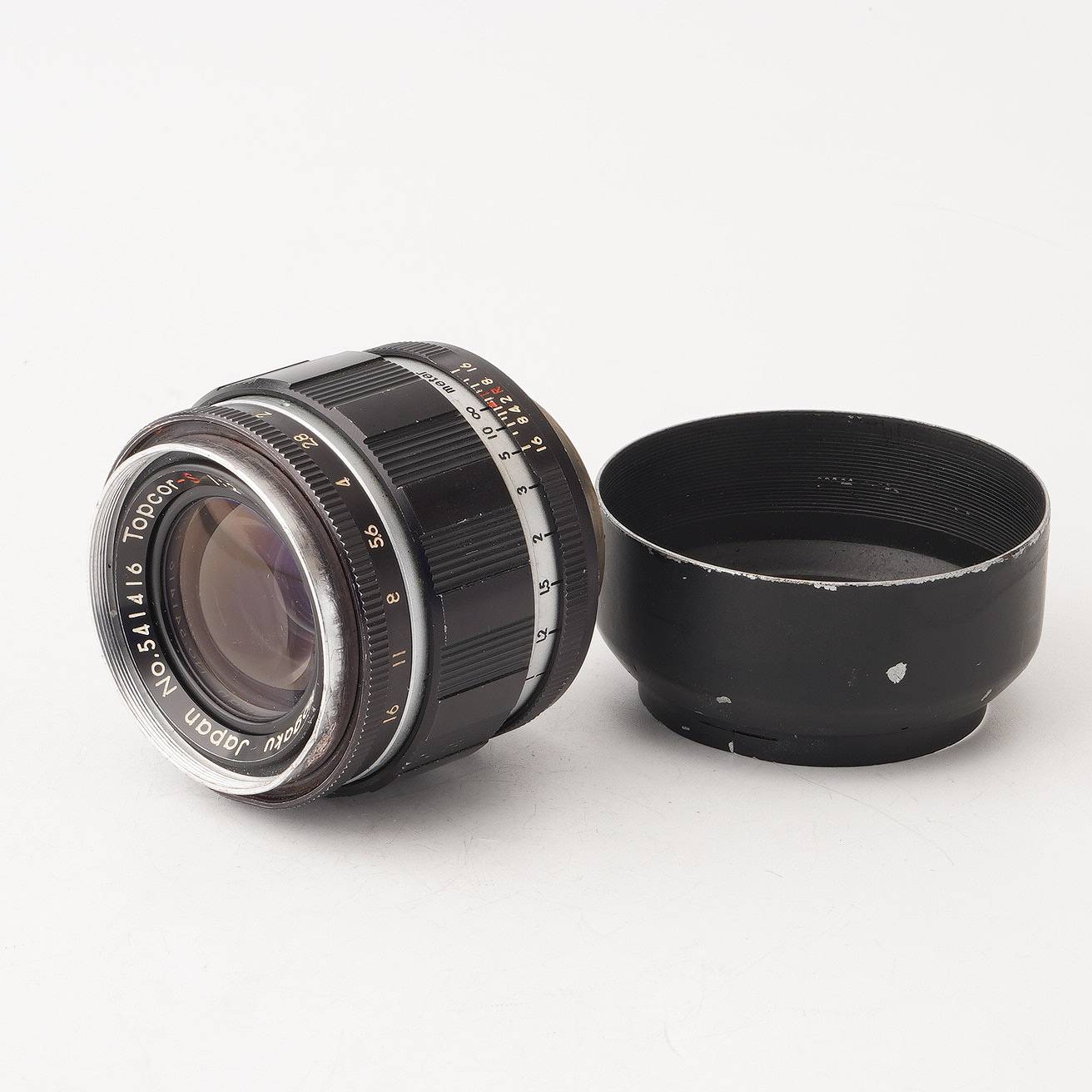 東京光学 Tokyo Kogaku Topcor S 5cm 50mm F/2 Leica L39 LTM Lens 