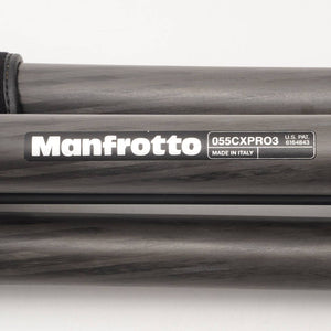 Manfrotto 055CXPRO3 Carbon Feiber Tripod / 555B Leveling Center Pole