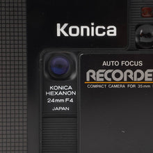 画像をギャラリービューアに読み込む, コニカ Konica AUTO FOCUS RECORDER レコーダー / HEXANON 24mm F4
