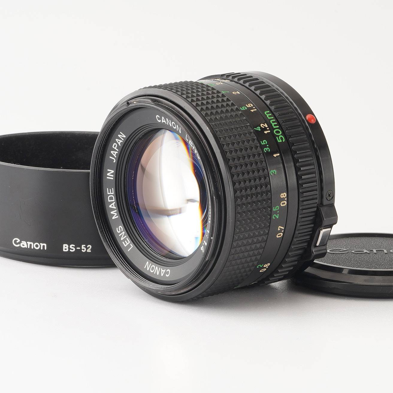 【美品】Canon F-1後期型+FD50mm f1.4 Canon FD50mm F1.4 S.S.C. － キヤノン FD50mm F1.4 S.S.C.