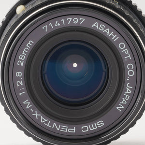 Pentax Asahi smc PENTAX-M 28mm f/2.8 K mount