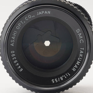 ペンタックス Pentax Asahi SMC タクマ－Takumar 55mm F1.8 M42マウント