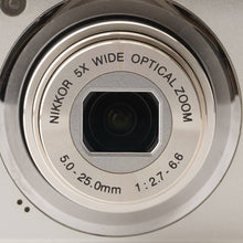 Load image into Gallery viewer, Nikon COOLPIX S570 / NIKKOR 5X WIDE OPTICAL ZOOM 5-25mm f/2.7-6.6
