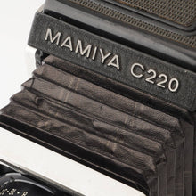 Load image into Gallery viewer, Mamiya C220 PROFESSIONAL / MAMIYA SEKOR DS 105mm f/3.5 Blue Dot Lens
