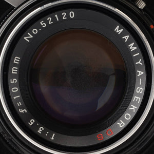 Mamiya C220 PROFESSIONAL / MAMIYA SEKOR DS 105mm f/3.5 Blue Dot Lens