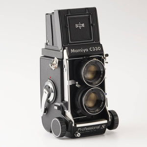 Mamiya C330 Professional S / MAMIYA SEKOR 80mm f/2.8 Blue Dot Lens / Left Hand Grip