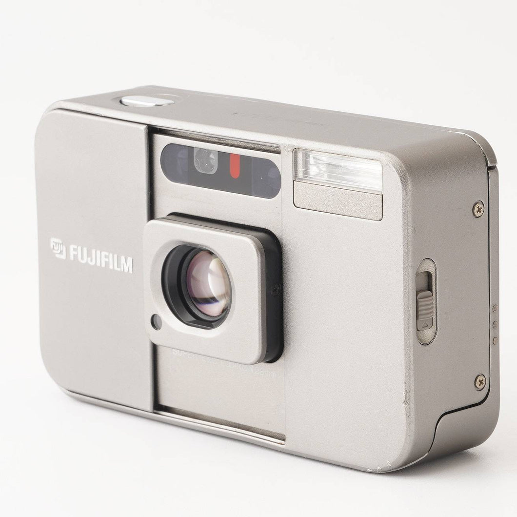 フジ Fujifilm CARDIA mini TIARA 35mm コンパクトフイルムカメラ / Fujnon SUPER EBC 28mm F3.5