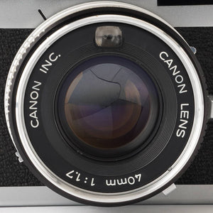 Canon Canonet QL17 G-III QL / Canon Lens 40mm f/1.7