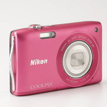 Load image into Gallery viewer, Nikon COOLPIX S3300 / NIKKOR 6X WIDE OPTICAL ZOOM VR 4.6-27.6mm f/3.5-6.5
