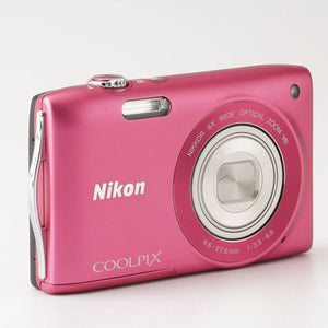 ニコン Nikon COOLPIX S3300 / NIKKOR 6X WIDE OPTICAL ZOOM VR 4.6-27.6mm F3.5-6.5