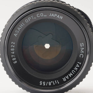 ペンタックス Pentax Asahi SMC タクマー TAKUMAR 55mm f/1.8 M42マウント
