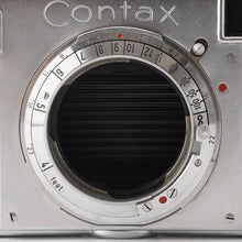 Load image into Gallery viewer, Zeiss Ikon Contax IIIa 35mm Rangefinder Film Camera / Nippon Kogaku Japan W-NIKKOR.C 35mm F2.5
