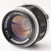 Load image into Gallery viewer, Olympus PEN FT Half SLR Film Camera / Olympus G.Zuiko Auto-S 40mm F1.4
