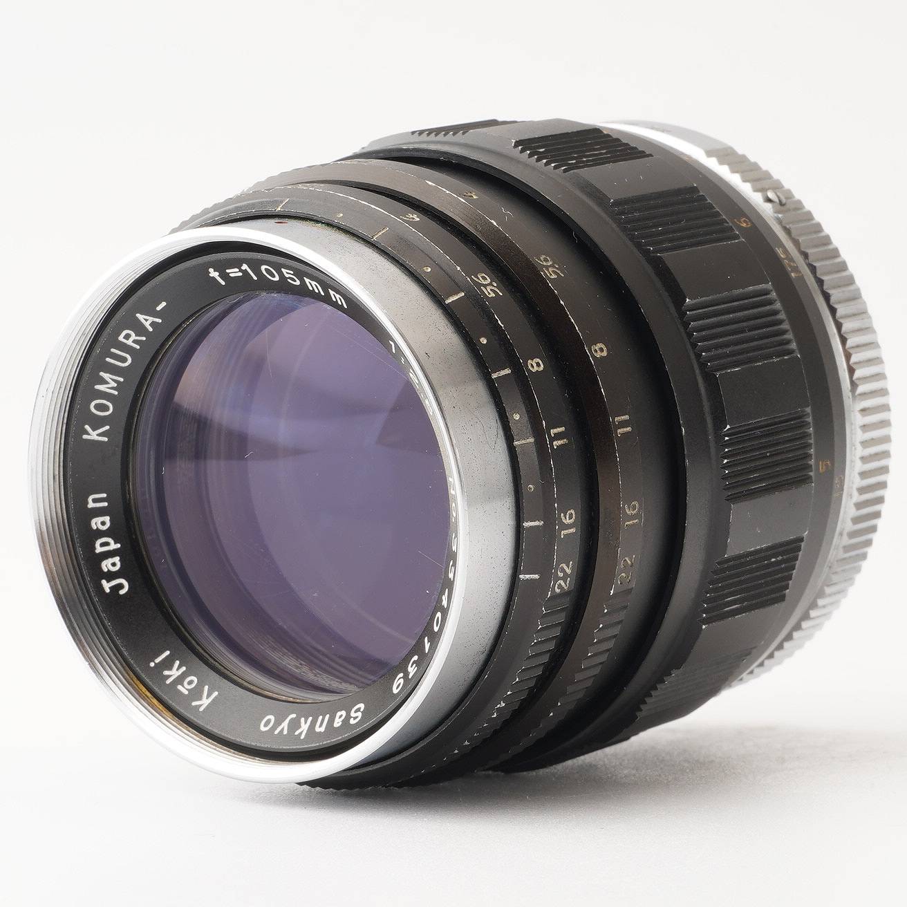 Sankyo Koki コムラー Komura- Lens 105mm F2.8 M42 マウント