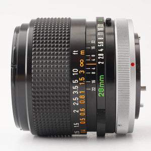 Canon FD 28mm f/2 S.S.C. FD Mount