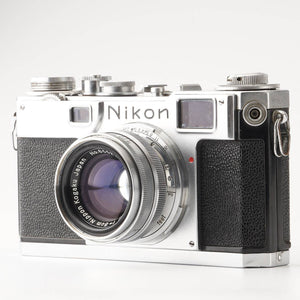 Nikon S2 35mm Rangefinder Film Camera / Nikon NIKKOR-H.C 50mm F2