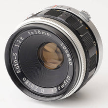 Load image into Gallery viewer, Olympus PEN F/ D Zuiko Auto-s 38mm F2.8
