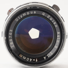 Load image into Gallery viewer, Olympus G.Zuiko AUTO-S 40mm f/1.4
