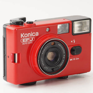 Konica EFJ AUTO DATE 35mm Point And Shoot Film Camera / HEXANON 36mm f/4