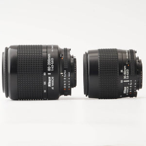 ニコン Nikon AF Nikkor 80-200mm F4.5-5.6 D / Nikon AF Nikkor 35-80mm F4-5.6 D