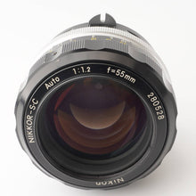 Load image into Gallery viewer, Nikon NIKKOR-S.C Auto 55mm f/1.2 Non Ai
