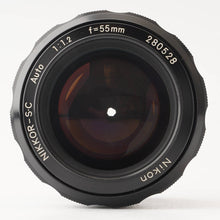 Load image into Gallery viewer, Nikon NIKKOR-S.C Auto 55mm f/1.2 Non Ai
