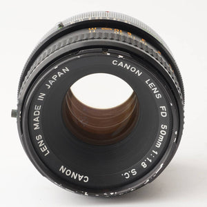 Canon FD 50mm f/1.8 S.C. FD Mount