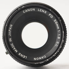 Load image into Gallery viewer, Canon FD 50mm f/1.8 S.C. FD Mount
