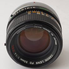 Load image into Gallery viewer, Canon FD 50mm f/1.4 S.S.C. FD Mount
