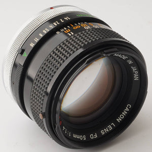 Canon FD 50mm f/1.4 S.S.C. FD Mount