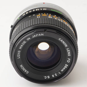 Canon FD 28mm f/2.8 S.C. FD Mount