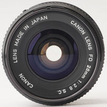 Load image into Gallery viewer, Canon FD 28mm f/2.8 S.C. FD Mount
