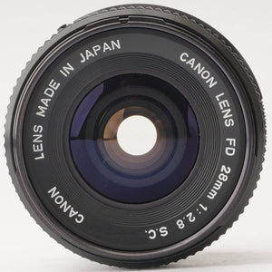 Canon FD 28mm f/2.8 S.C. FD Mount