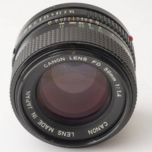 Load image into Gallery viewer, Canon New FD 50mm f/1.4 FD mount
