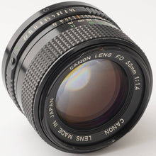 Load image into Gallery viewer, Canon New FD 50mm f/1.4 FD mount
