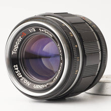 Load image into Gallery viewer, Tokyo Kogaku Topcor-S 50mm f/2 Leica L39 mount
