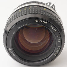 Load image into Gallery viewer, Nikon NIKKOR Ai 55mm f/1.2 MF Standard Prime Lens
