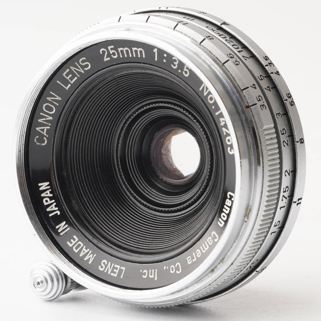 ★極美品・希少★キヤノン Canon L f3.5 25mm #972 ☆極美品・希少☆キヤノン Canon L f3.5 25mm #972 ☆極美