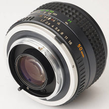 Load image into Gallery viewer, Minolta MC Rokkor-PF 50mm f/1.7 Minolta MC Mount
