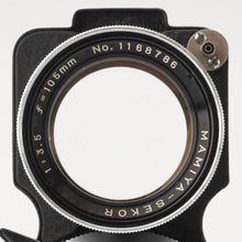 Load image into Gallery viewer, Mamiya MAMIYA-SEKOR 105mm f/3.5 for Mamiya C220 C3 C33 C330
